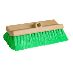 10 inch bi-level green pressure washer brush USA made heavy duty bristles