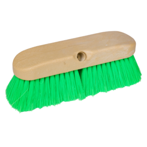 10 inch green pressure washer brush with heavy duty bristles USA made