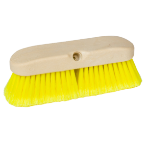 10 inch yellow pressure washer brush with heavy duty bristles USA made
