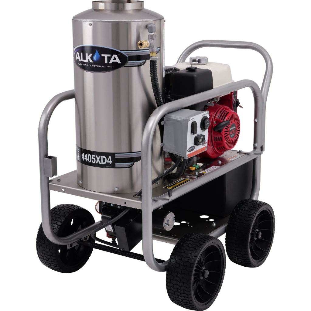 Model 4405XD4 hot water pressure washer gas engine portable 4 GPM 4000 PSI