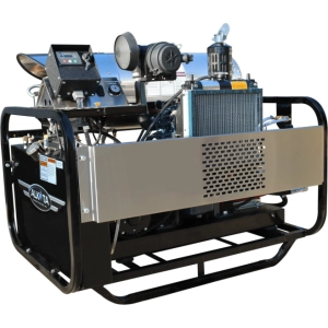 Model 5357C hot water pressure washer diesel engine skid unit 5 GPM 3500 PSI