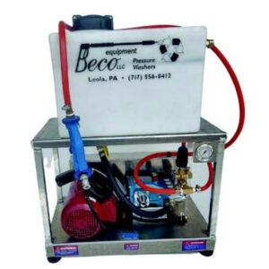 ECB55200S stand wash system 5.5 GPM 200 PSI belt drive Cat pump booster system