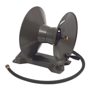 Eley floor mount garden hose reel 5/8 inch 150 foot capacity