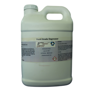 Food grade degreaser for commercial kitchen grease removal