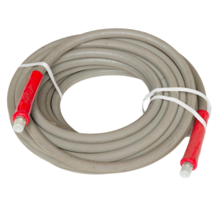 gray non marking 6000 PSI pressure washer hose