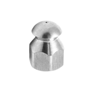 Sewer jet nozzle for pressure washer drain cleaning 1/4 inch and 1/8 inch FPT