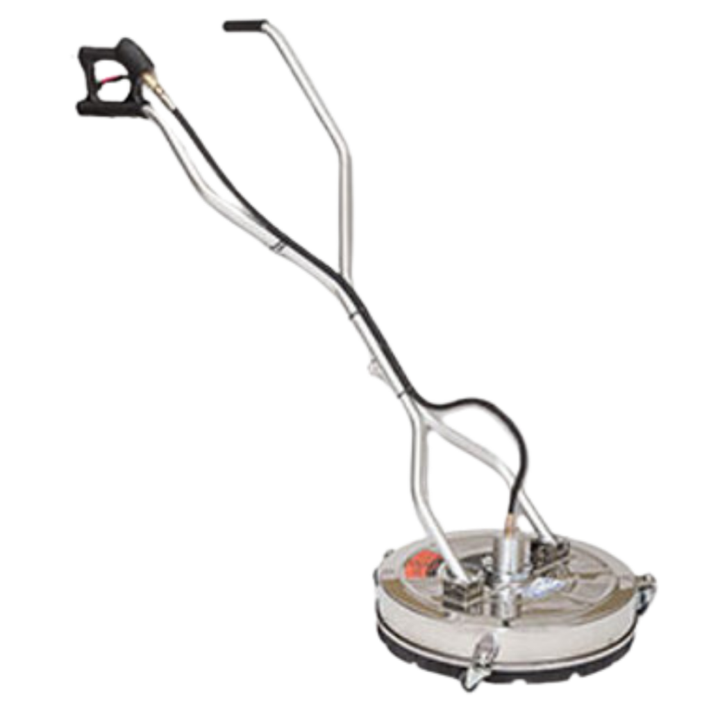 21 inch and 24 inch pressure washer surface cleaner with 4 casters rated 4000 PSI 8 GPM